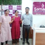 Dr Sharad and Shalaka Ingle with patient